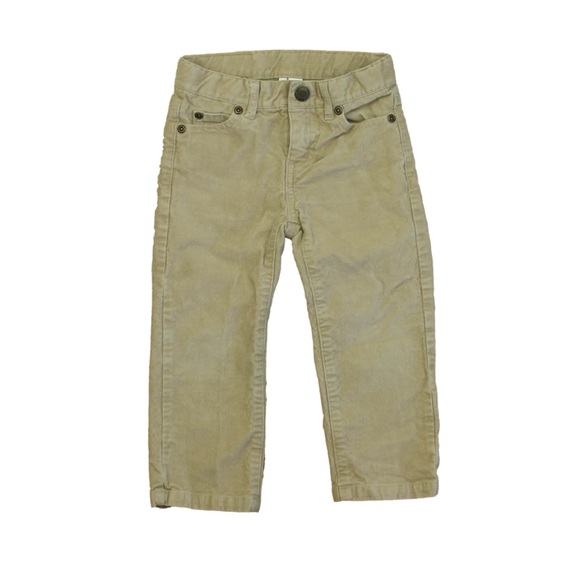 Janie and Jack Boys Khaki Corduroy Pants size: 2T - Picture 1 of 1